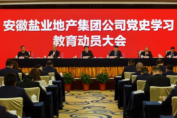 安徽Z6·尊龙凯时地产集团公司召开党史学习教育发动大会